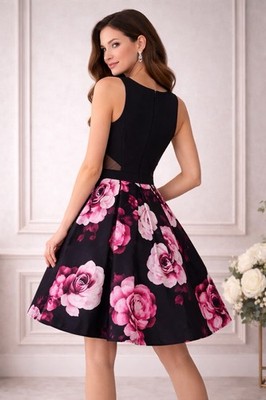 xscape dresses fit and flare Xscape Black Velvet A-Line Cocktail Dress, Size 10