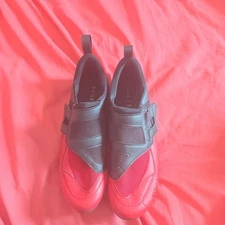 Fizik Transiro R4 Powerstrap Triathlon Shoes Black/Red SIZE US 11 EU 44.5