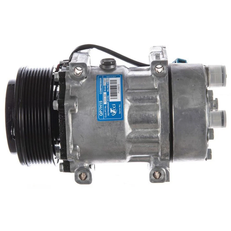 Compresor de aire acondicionado con embrague YCC393 Motorcraft para Ford F-750 F-650 04-13, 15 Foto 3 de 3