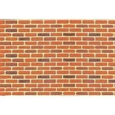 JTT Brick pattern sheet 7.5'' x 12'' (2) - N Scale Model Scratch Building
