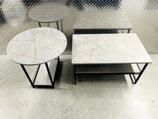 Accent Side Table Set for Living Room or Bedroom