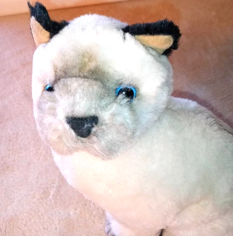 Винтажная плюшевая игрушка сиамский котенок котенок котенок Russ Berrie Yomiko - Изображение 2 из 4