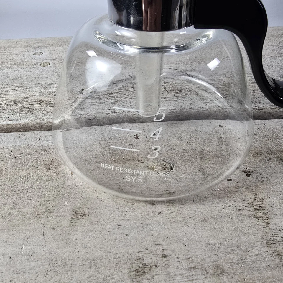 Yama SY-5 Taza 20 Oz Sifón Estufa Cafetera Excelente Estado Foto 2 de 4