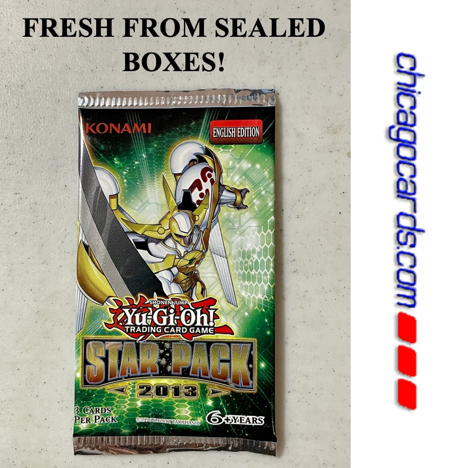 Yu-Gi-Oh! TCG Star Pack 2013 Set Sealed Collectible Card Game Packs for  sale | eBay