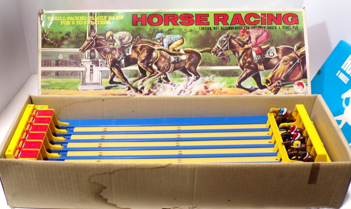 Shinsei Japan Horse Racing Derby Game 3102 In-Box w/ 5