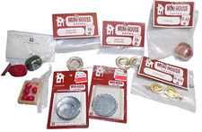 Dollhouse Accessories kitchen ware, Dishware, fruit, New Old Stock