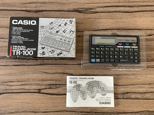 Casio TR-100 travel translator/ , état neuf , fonctionnel .