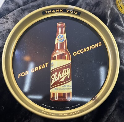 SCHLITZ BEER TRAY 13  