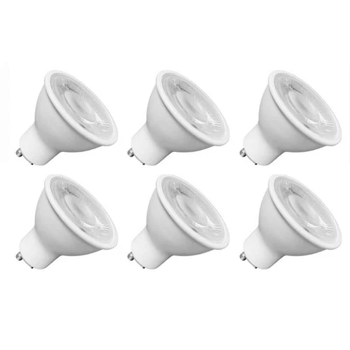 Elitco Lighting Berlin 6.5W LED Clear Glass Light Bulb in White (Set of 6) - Picture 2 of 2