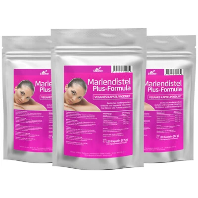 STEINER Mariendistel Komplex 360 Kapseln (vegan) + Artischocke + Löwenzahn Hochdosiert