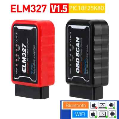 Scanner Code Reader Car Diagnostic Tool WiFi/Bluetooth ELM 327 V 1.5 ICAR2 OBD