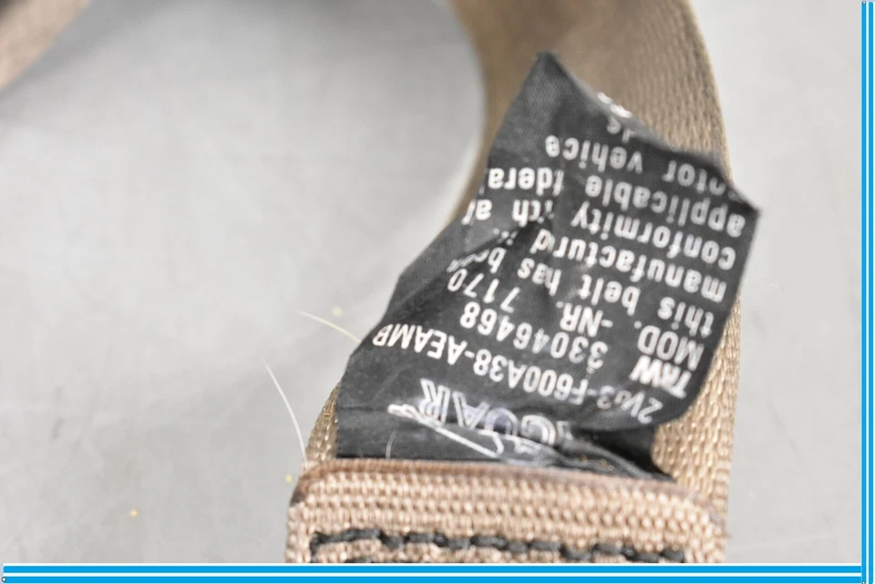 04-09 Jaguar XJ8 XJR Cinturón de seguridad trasero izquierdo lado conductor retractor AMB OEM Foto 4 de 4