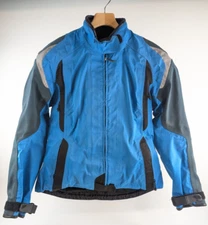 BMW Motorrad Women's 8, 38R Blue Motorcycle Jacket – Armored Comfortshell Nylon
