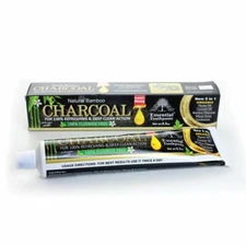 Natural Bamboo Charcoal Toothpaste 100% Fluoride Free