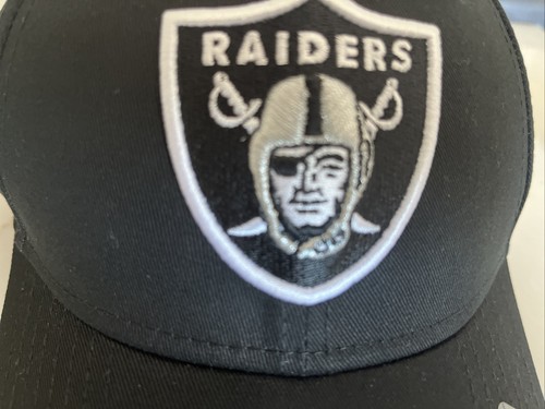 Las Vegas Oakland Raiders New Era 9Forty Black Adjustable Cap Hat NWT - 第 3/6 張圖片