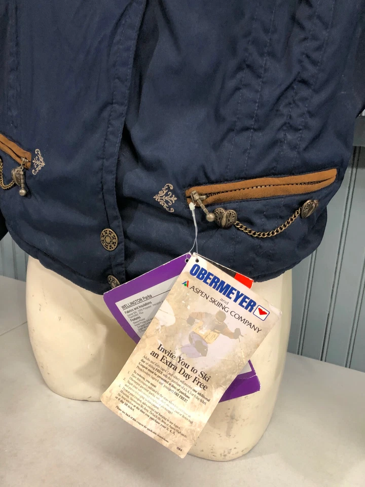 Obermeyer Wellington Thermolite Size 12 Womens Ski Jacket New With Tags - Image 4 of 4