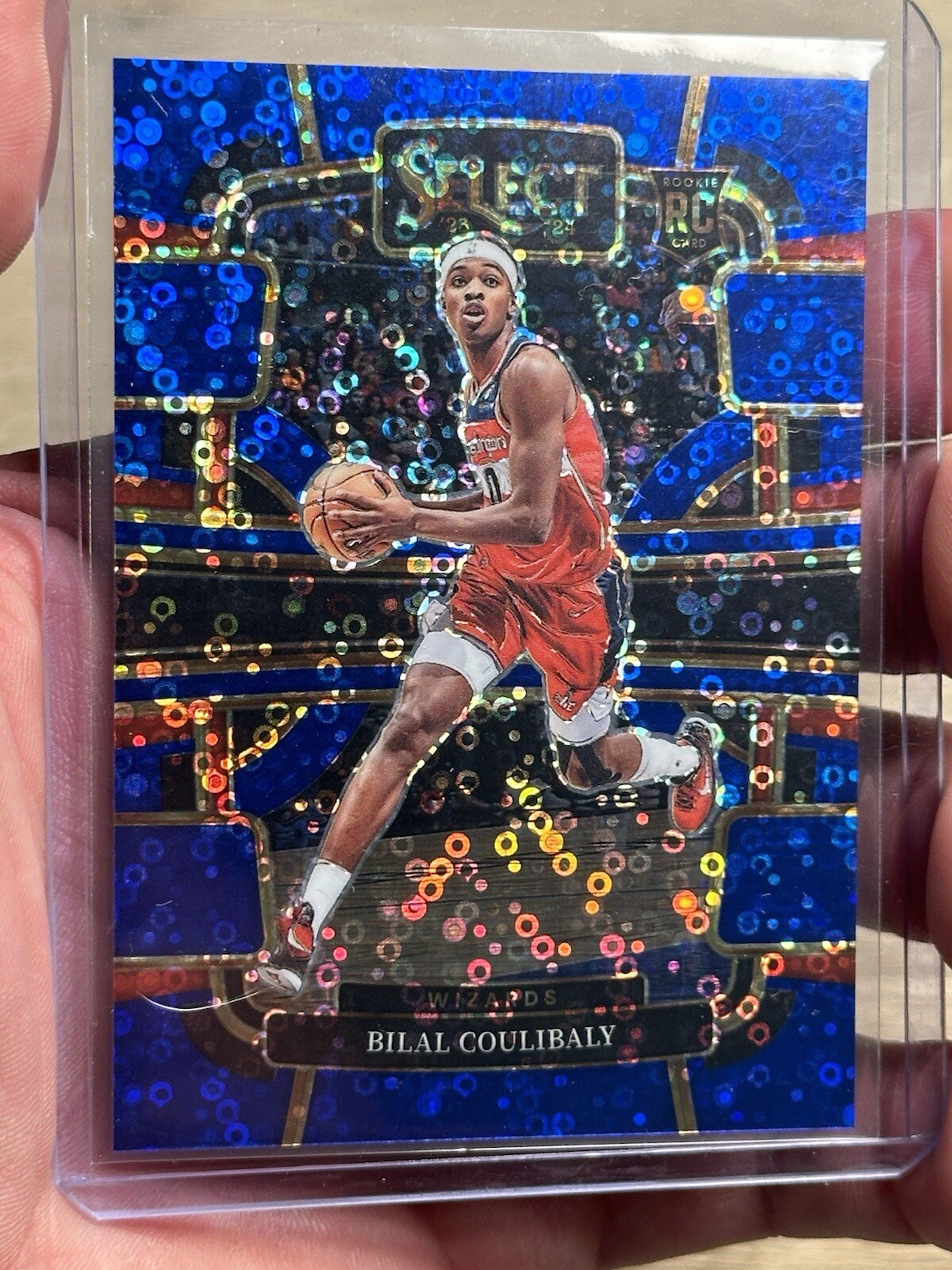2023 Select BILAL COULIBALY Blue Disco /25 Concourse RC Wizards Color Match