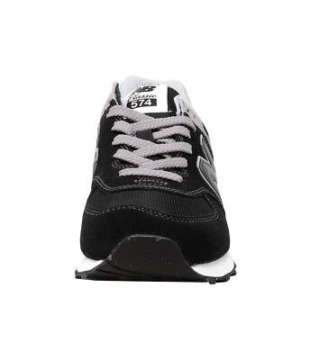 【New Balance】574★ML574EVB★Black White Men's Wide Fit New Balance ML574EVB Running Sneakers