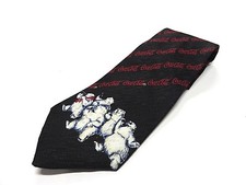 COCA-COLA Polar Bear Multi-Colored 100 Polyester Men's Neck Tie Made in USA