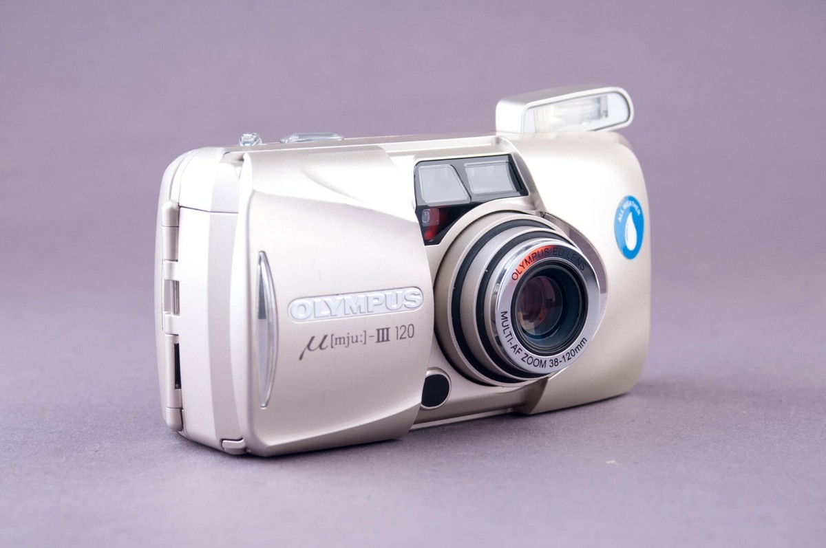 OLYMPUS μ[mju:]-III 135 シルバー Olympus Mju μ III 135 Point & Shoot 35mm AF Compact Film