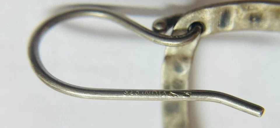 Silpada Sterling 925 Silver Hematite Peridot and Apatite Dangle W2216 Earrings - Image 2 of 4