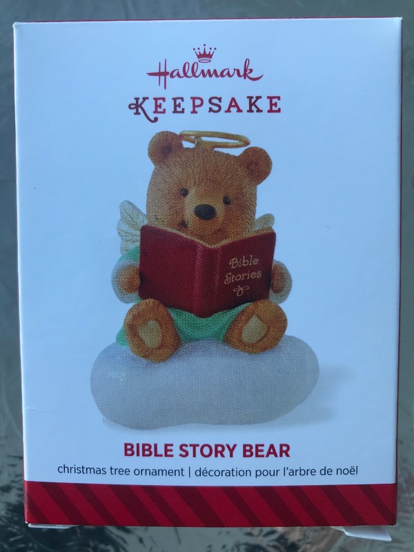 Hallmark Keepsake Christmas Ornament Bible Story Bear Teddy