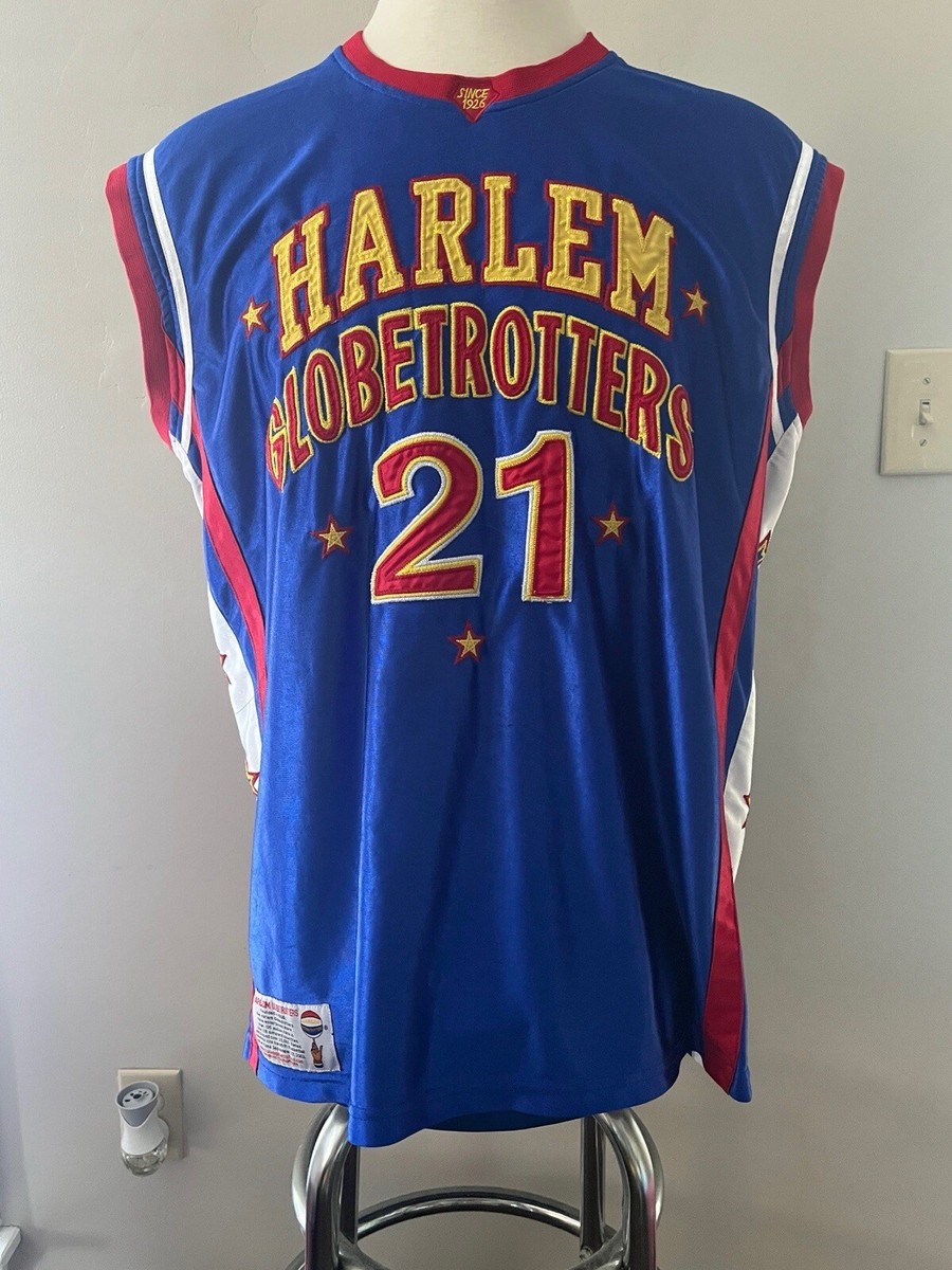 Authentic Harlem Globetrotters basketball jersey Special K #21 Sz