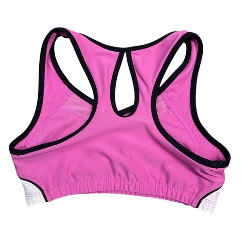 Reggiseno sportivo Nike donna taglia small rosa bianco racerback abbigliamento sportivo tempo libero - Foto 2 di 10
