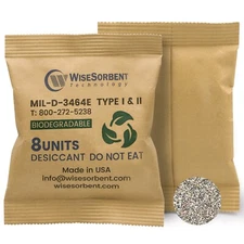 Kraft Clay 264 Gram 2 Packs Desiccants Packs for Safe Dehumidifier for Gun Safe