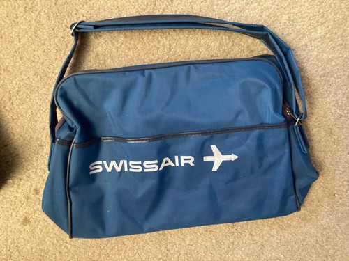 4 Vintage Airline Carry-On/Tote/Travel Bags! *BOAC•SwissAir•Lufthansa•Northwest* - Picture 7 of 11