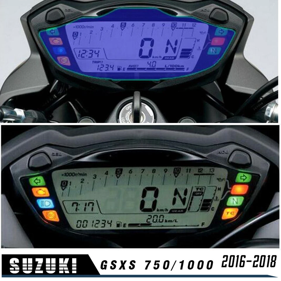 Cluster Scratch Dashboard Screen Protector For Suzuki GSXS750 GSXS1000 2016-2018 - Image 3 of 4
