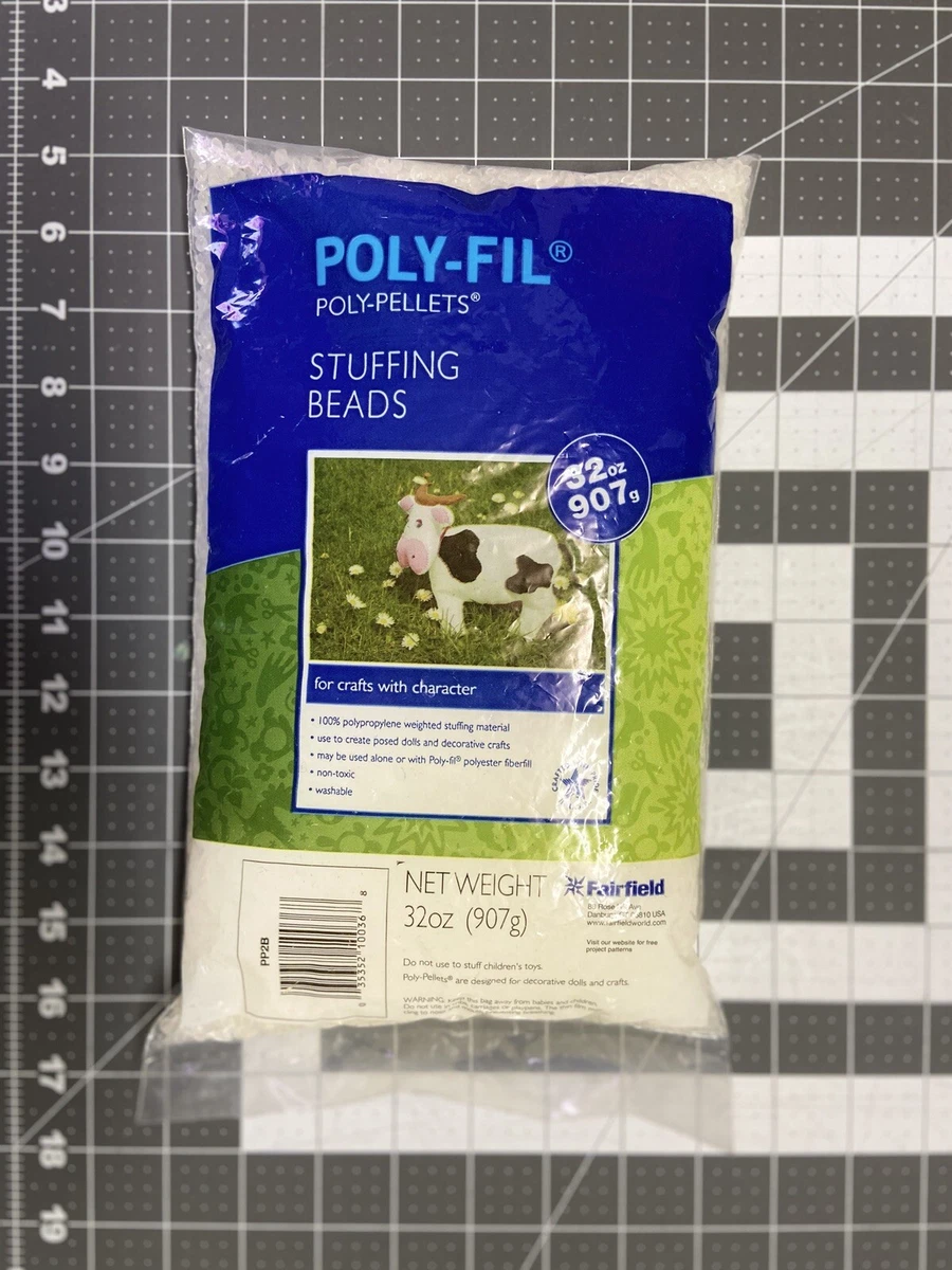 PolyFil® Poly Pellets® Weighted Stuffing Beads, Polly Pellets