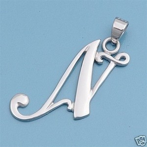 Alphabet Letter Pendants Sterling Silver 925 Best Price Jewelry Gift Initial G