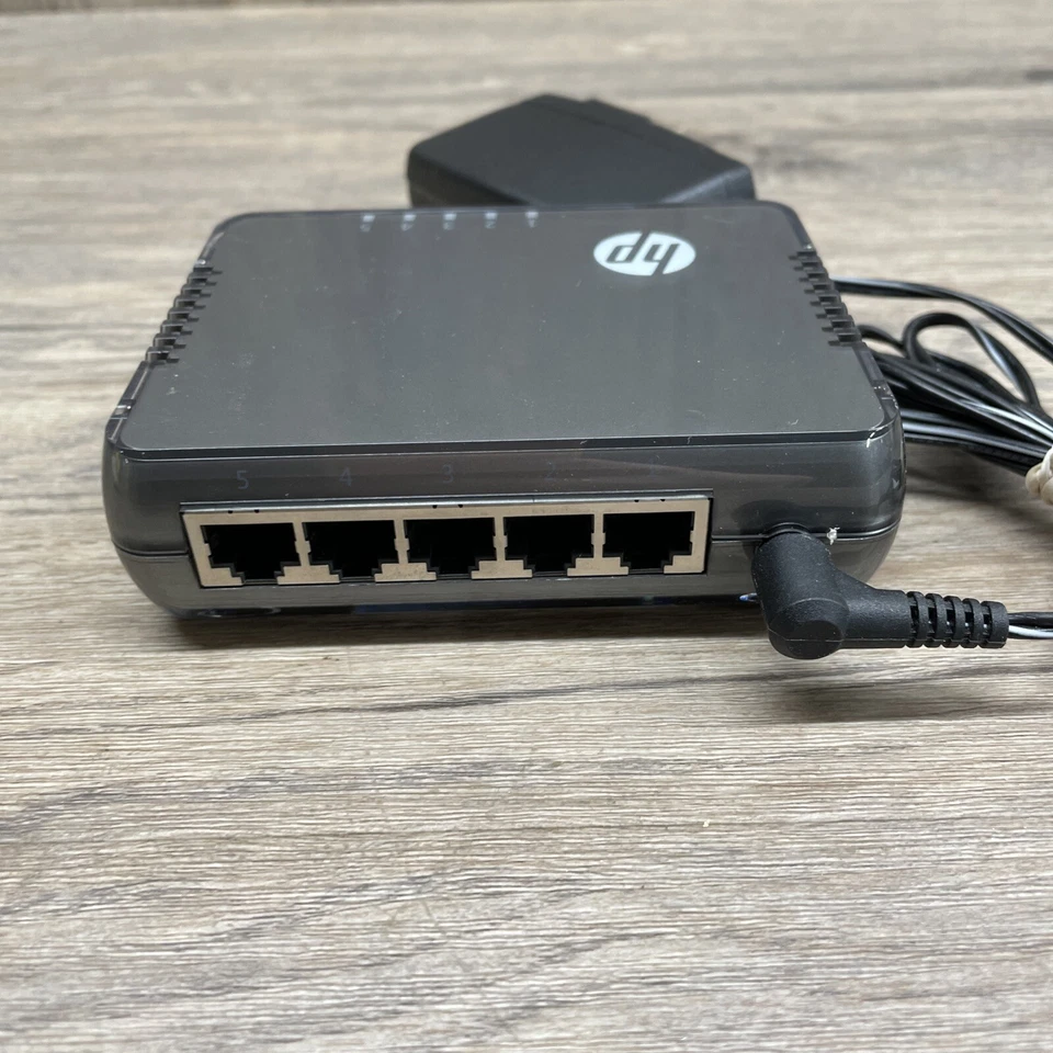 HP HPE OfficeConnect RSVLC-1100 J9791A Networking 5-Port Ethernet Switch - Image 3 of 4