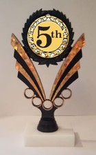 5th Place Trophy 7-1/4" Tall AS LOW AS 3.99 each FREE SHIPPING T06N17