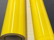 12 X 60 Super Gloss Yellow Vinyl Film Wrap Sticker Air Bubble Free 1ft X 5ft