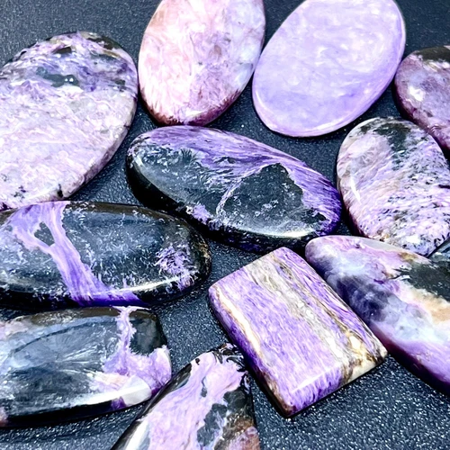 Purple Charoite Cabochons Wholesale Jewelry Necklace Making Supply - product listing photo