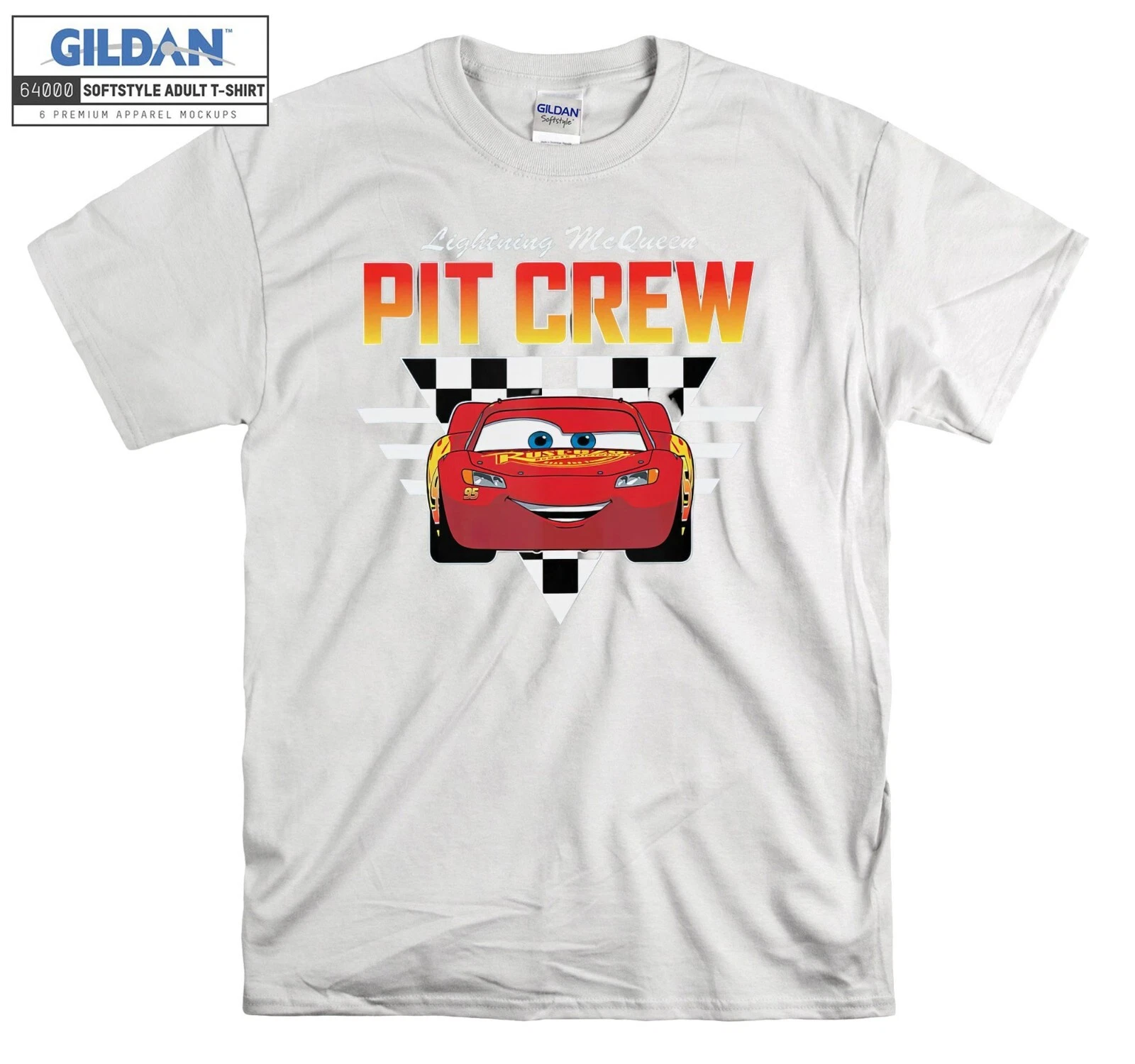 ALEXANDER MCQUEEN Felpa con cappuccio Disney Pixar Cars Saetta Mcqueen Pit Cre maglietta uomo donna unisex AC117