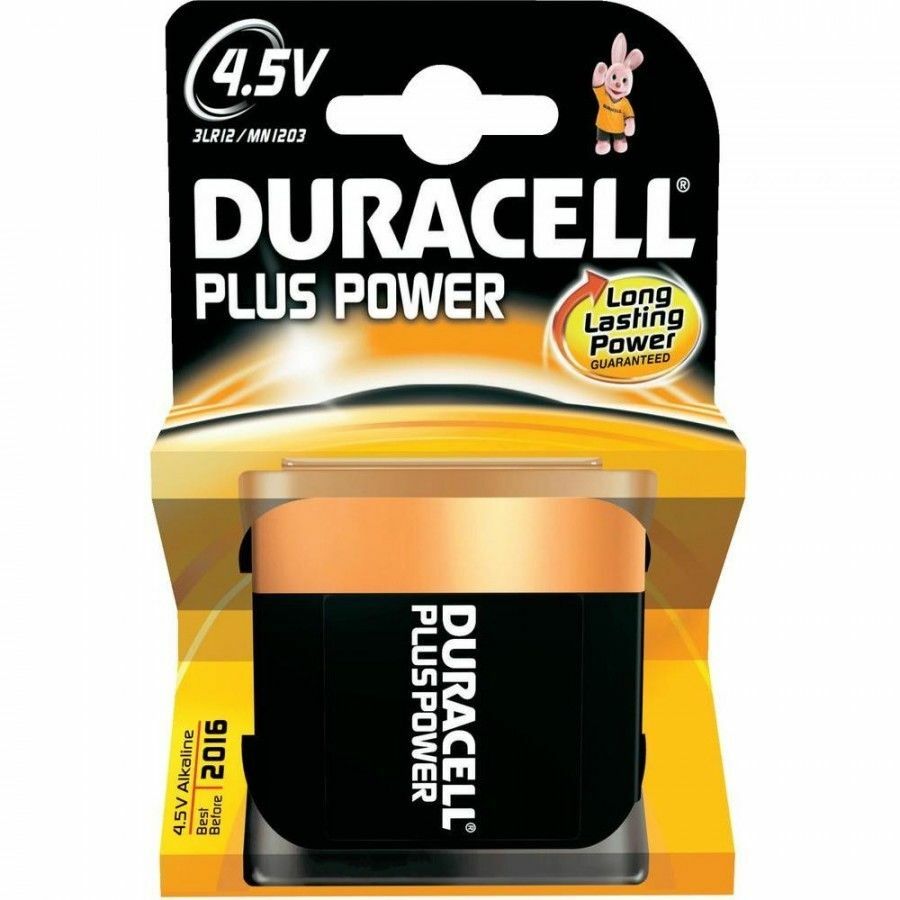 BATTERIA DURACELL PLUS POWER PIATTA MN1203 BATTERIE VOLT 4,5