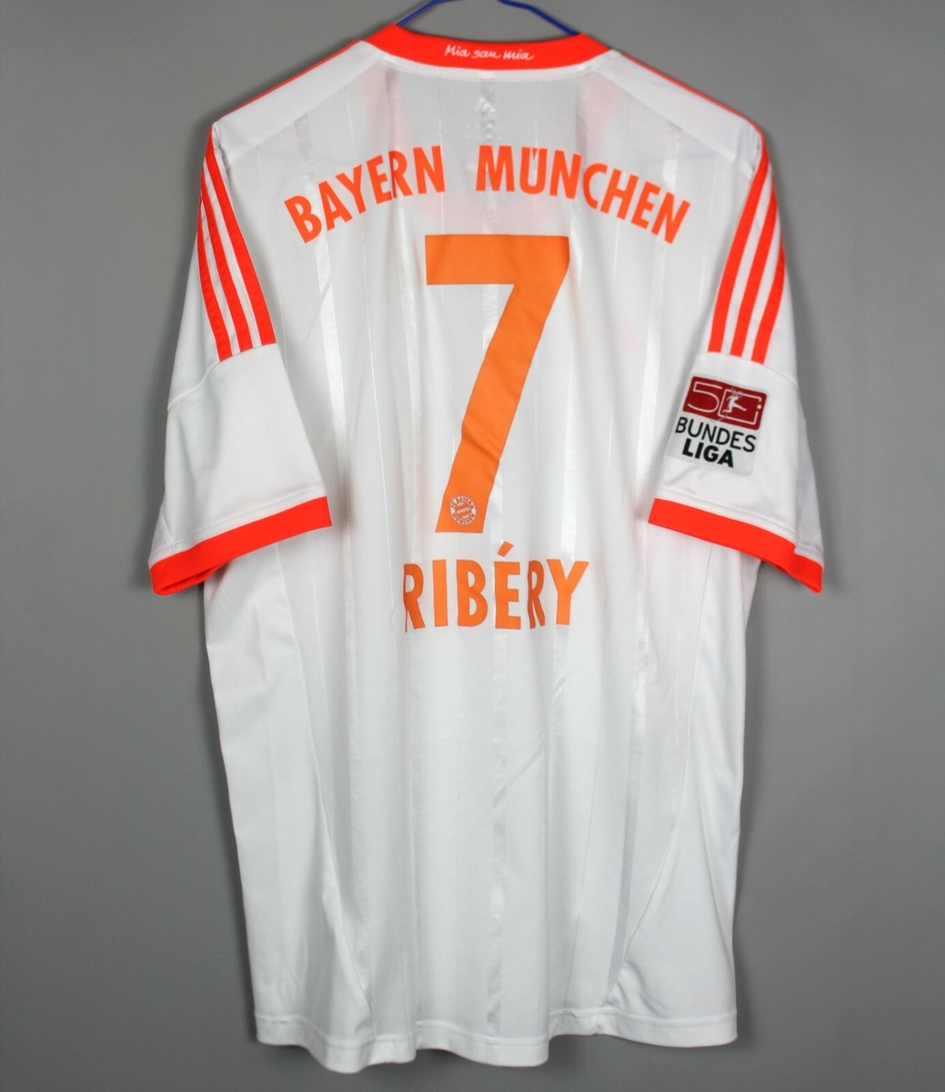 FC Bayern München away 2012/13 #7 Ribery BAYERN MUNCHEN 2012/2013 AWAY FOOTBALL SHIRT JERSEY ADIDAS #7