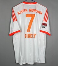 BAYERN MÜNCHEN 2012/2013 AWAY FOOTBALL SHIRT TRIKOT ADIDAS #7 RIBERY FULL KIT