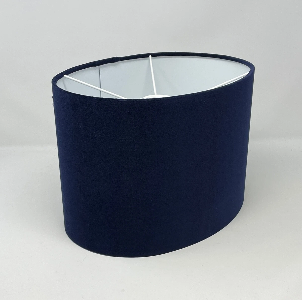 Small navy blue lamp shade deals
