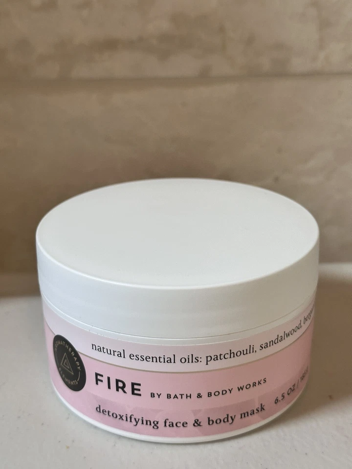Mascarilla facial y corporal Bath & Body Works aromaterapia FIRE 6,5 OZ NUEVA AUG Foto 4 de 4