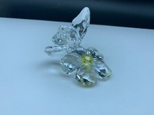 Statua Swarovski 840190 farfalla su fiore 8,5 cm. Ottime condizioni