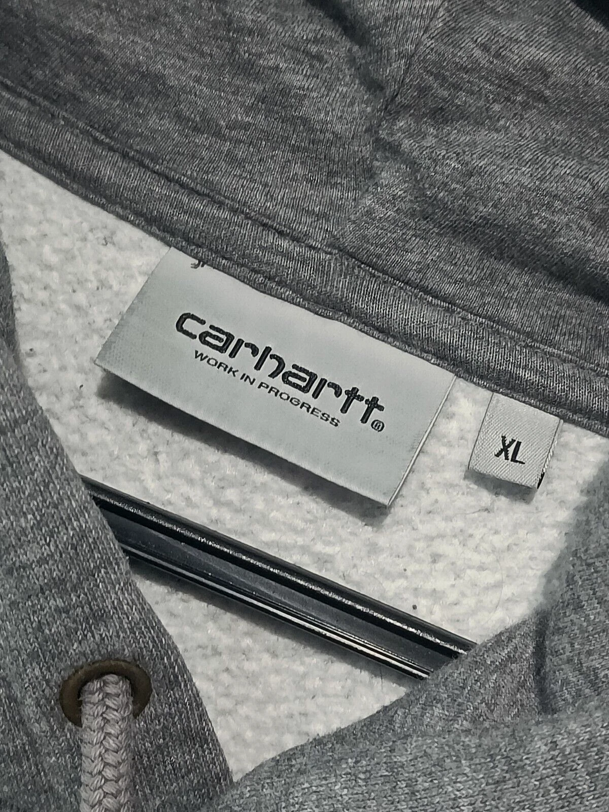 SACAI Felpa con cappuccio Carhartt Wip Chase Sweat uomo taglia XL felpa con cappuccio grigia