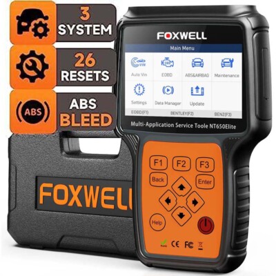 Foxwell NT650 Auto OBD2 Scanner Profi KFZ Diagnosegerät Full Reset Funktion 