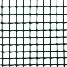 Rete plastica H50 Verde quadra Protezione Cancello Recinzione Rotolo 5MT lineari