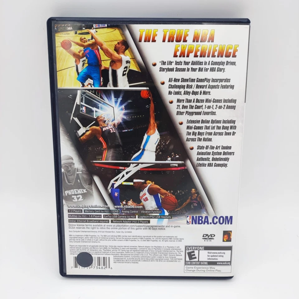 NBA 06 Featuring the Life VOL. 1 gioco per Playstation 2 COMPLETO VERSIONE USA - Immagine 3 di 3