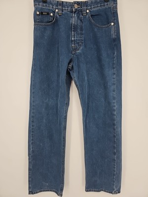 Hugo Boss Alabama Denim Blue Jeans Mens Size 32x30 Medium Wash Made in Italy