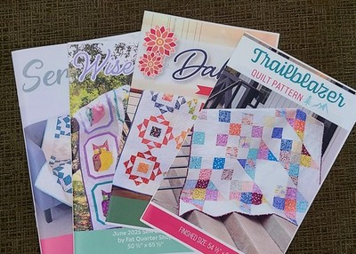 Quilt Patterns, Set Of 4, Used in great condition